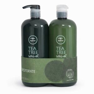 Paul Mitchell Tea Tree Special Shampoo Conditioner Liter 33.8oz Pump Duo